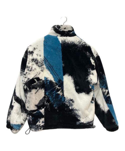 ZARA（ザラ）ZARA (ザラ) フリースジャケット ホワイト×ブルー サイズ:XLの古着・服飾アイテム