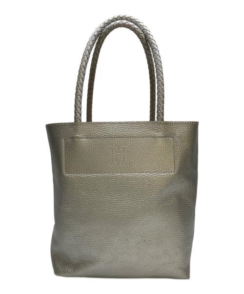 HIROFU（ヒロフ）HIROFU (ヒロフ) ハンドバッグ チェスタ シルバーカラーの古着・服飾アイテム