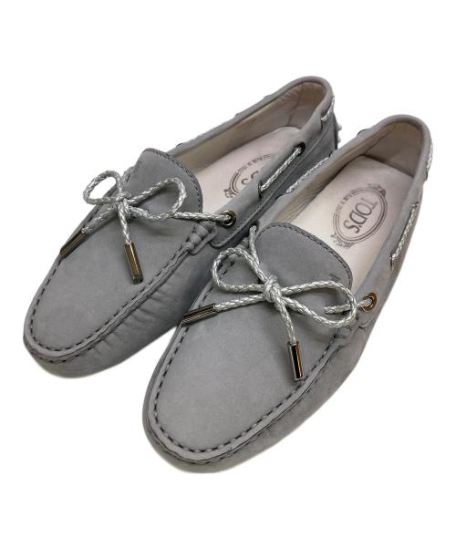 TOD'S（トッズ）TOD'S (トッズ) ドライビングモカシンシューズ グレー サイズ:37の古着・服飾アイテム