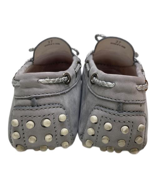 TOD'S（トッズ）TOD'S (トッズ) ドライビングモカシンシューズ グレー サイズ:37の古着・服飾アイテム