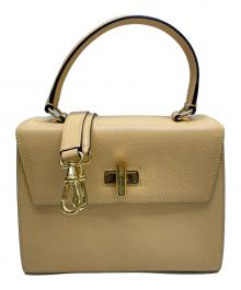 CELINE（セリーヌ）の古着「トップハンドル2WAYバッグ」｜ベージュ