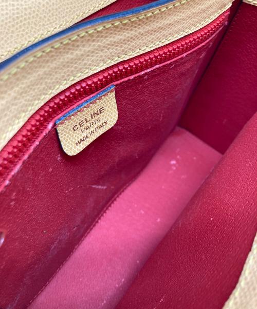 CELINE（セリーヌ）CELINE (セリーヌ) トップハンドル2WAYバッグ ベージュの古着・服飾アイテム