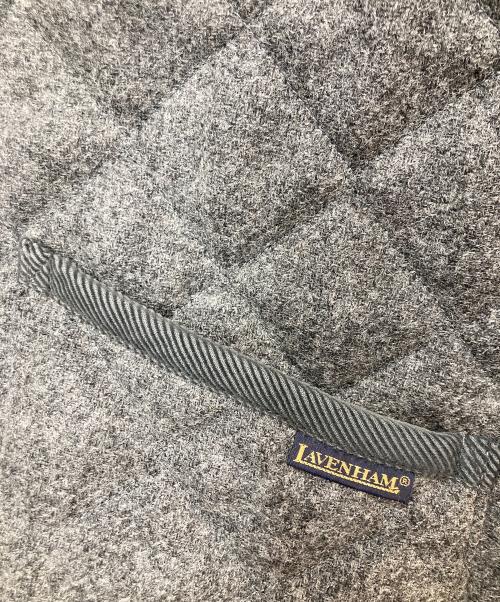 LAVENHAM（ラベンハム）LAVENHAM (ラベンハム) キルティングウールジャケット グレー サイズ:UK36の古着・服飾アイテム