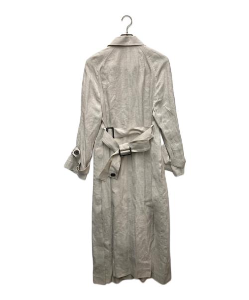 ADORE（アドーア）ADORE (アドーア) ドライツイストリネンステンカラーコート アイボリー サイズ:36 未使用品の古着・服飾アイテム