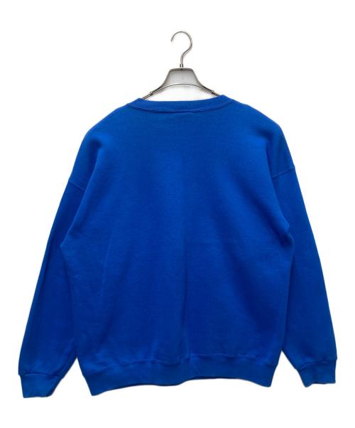 Nutmeg Mills（ナツメグミルズ）Nutmeg Mills (ナツメグミルズ) プリントスウェット ブルー サイズ:XLの古着・服飾アイテム