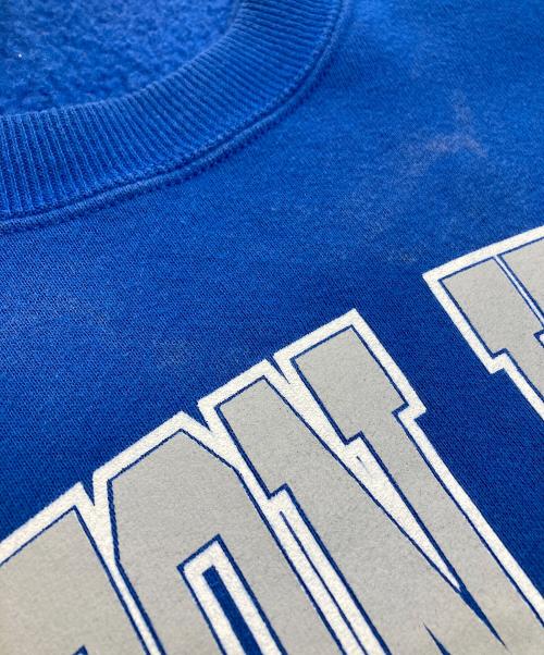 Nutmeg Mills（ナツメグミルズ）Nutmeg Mills (ナツメグミルズ) プリントスウェット ブルー サイズ:XLの古着・服飾アイテム