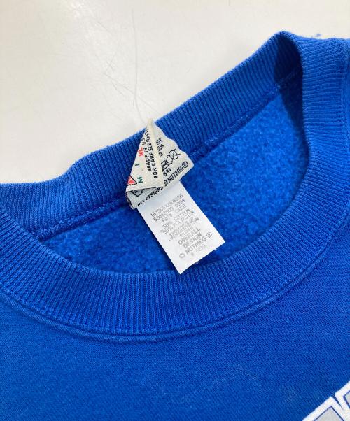 Nutmeg Mills（ナツメグミルズ）Nutmeg Mills (ナツメグミルズ) プリントスウェット ブルー サイズ:XLの古着・服飾アイテム
