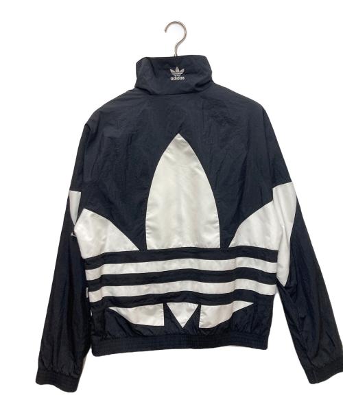 adidas Originals（アディダスオリジナル）adidas Originals (アディダスオリジナル) BIG TREFOIL TRACK TOP ブラック×ホワイト サイズ:Lの古着・服飾アイテム
