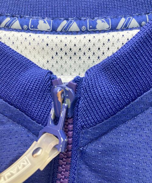 Majestic（マジェスティック）Majestic (マジェスティック) プルオーバーナイロンジャケット　ロサンゼルス・ドジャース ブルー サイズ:XXLの古着・服飾アイテム