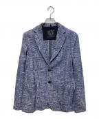 T-JACKET By TONELLOティージャケット バイ トネッロ）の古着「ツイードテーラードジャケット」｜ブルー