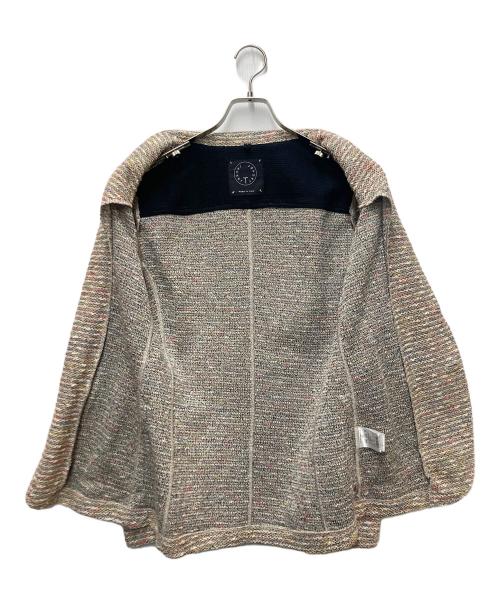 T-JACKET By TONELLO（ティージャケット バイ トネッロ）T-JACKET By TONELLO (ティージャケット バイ トネッロ) ツイードテーラードジャケット マルチカラー サイズ:Sの古着・服飾アイテム