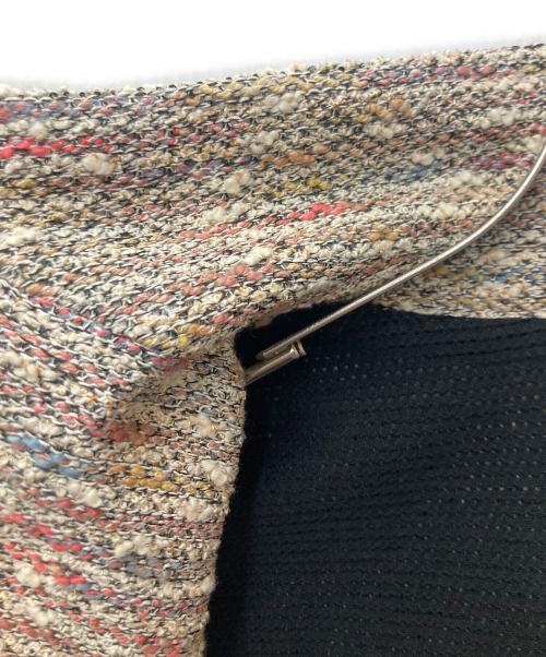 T-JACKET By TONELLO（ティージャケット バイ トネッロ）T-JACKET By TONELLO (ティージャケット バイ トネッロ) ツイードテーラードジャケット マルチカラー サイズ:Sの古着・服飾アイテム