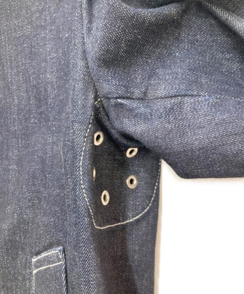 MACKINTOSH PHILOSOPHY（マッキントッシュ フィロソフィー）MACKINTOSH PHILOSOPHY (マッキントッシュ フィロソフィー) デニムステンカラーコート ネイビー サイズ:36の古着・服飾アイテム