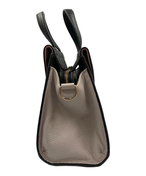 Kate Spade（ケイトスペード）Kate Spade (ケイトスペード) 2WAYバッグ ブラック×ピンクの古着・服飾アイテム