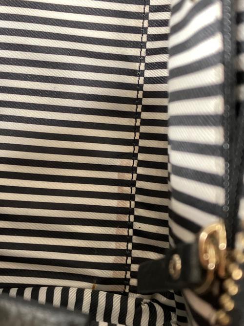 Kate Spade（ケイトスペード）Kate Spade (ケイトスペード) 2WAYバッグ ブラック×ピンクの古着・服飾アイテム