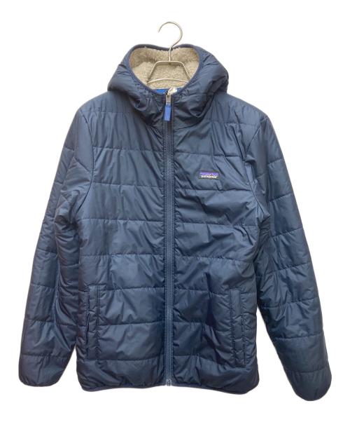 Patagonia（パタゴニア）Patagonia (パタゴニア) Ks Reversible Ready Freddy Hoody ベージュ×ネイビー サイズ:XXLの古着・服飾アイテム