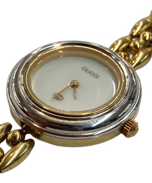 GUCCI（グッチ）GUCCI (グッチ) リストウォッチ チェンジベゼル ホワイトの古着・服飾アイテム