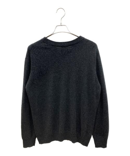 BEAUTY&YOUTH（ビューティーアンドユース）BEAUTY&YOUTH (ビューティーアンドユース) カシミヤクルーネックニット グレー サイズ:XLの古着・服飾アイテム