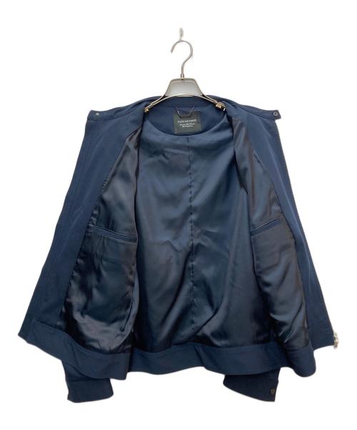 nano・universe（ナノ・ユニバース）nano・universe (ナノ・ユニバース) ライダースジャケット ネイビー サイズ:Lの古着・服飾アイテム