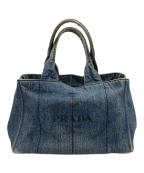 PRADAプラダ）の古着「トートバッグ」｜ブルー