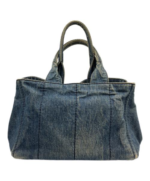 PRADA（プラダ）PRADA (プラダ) トートバッグ ブルーの古着・服飾アイテム