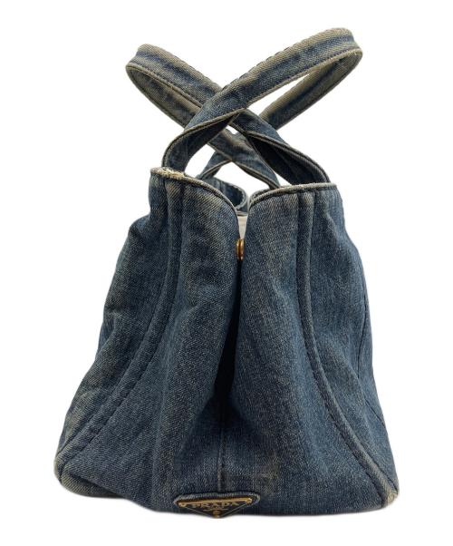 PRADA（プラダ）PRADA (プラダ) トートバッグ ブルーの古着・服飾アイテム