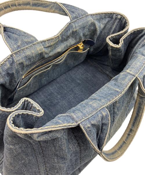 PRADA（プラダ）PRADA (プラダ) トートバッグ ブルーの古着・服飾アイテム