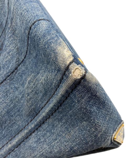 PRADA（プラダ）PRADA (プラダ) トートバッグ ブルーの古着・服飾アイテム