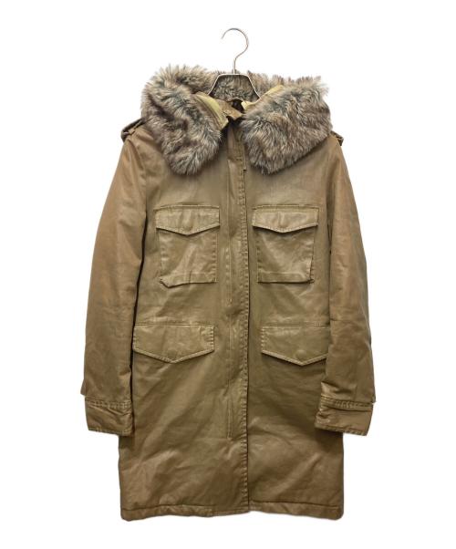 DIESEL（ディーゼル）DIESEL (ディーゼル) コーティング中綿ジャケット グリーン サイズ:Sの古着・服飾アイテム