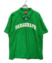 paragraph（パラグラフ）の古着「パイルポロシャツ」｜グリーン