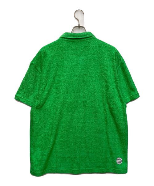 paragraph（パラグラフ）paragraph (パラグラフ) パイルポロシャツ グリーン サイズ:Freeの古着・服飾アイテム