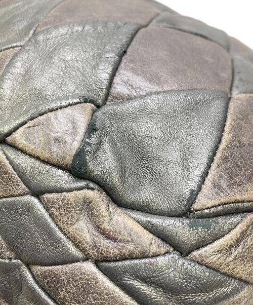 MIU MIU（ミュウミュウ）MIU MIU (ミュウミュウ) 2WAYキルティングレザーバッグ グレーの古着・服飾アイテム