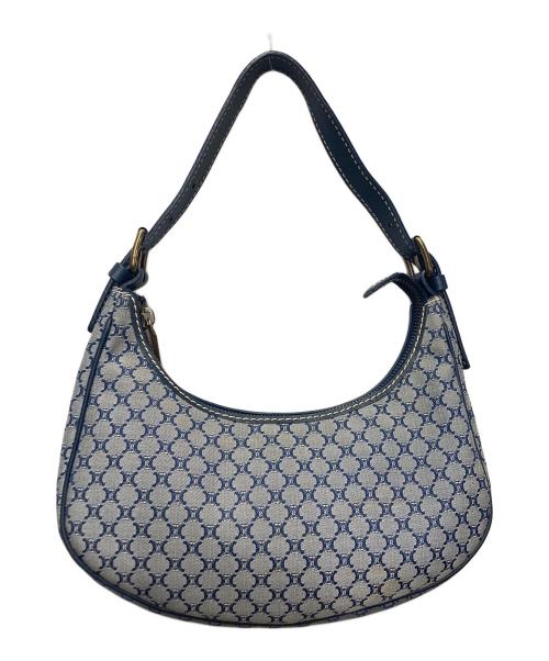 CELINE（セリーヌ）CELINE (セリーヌ) マカダムホーボーバッグ ブルーの古着・服飾アイテム