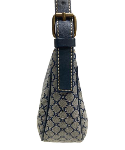 CELINE（セリーヌ）CELINE (セリーヌ) マカダムホーボーバッグ ブルーの古着・服飾アイテム