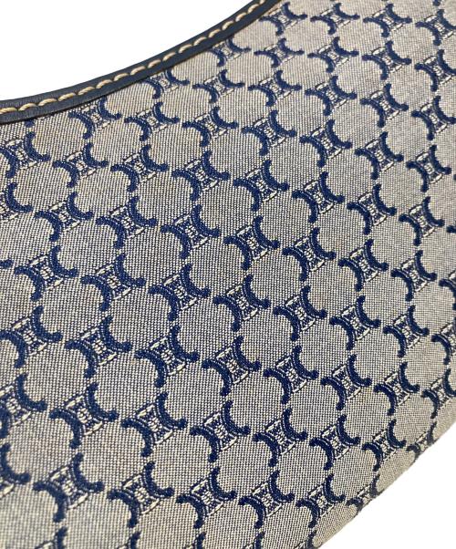 CELINE（セリーヌ）CELINE (セリーヌ) マカダムホーボーバッグ ブルーの古着・服飾アイテム