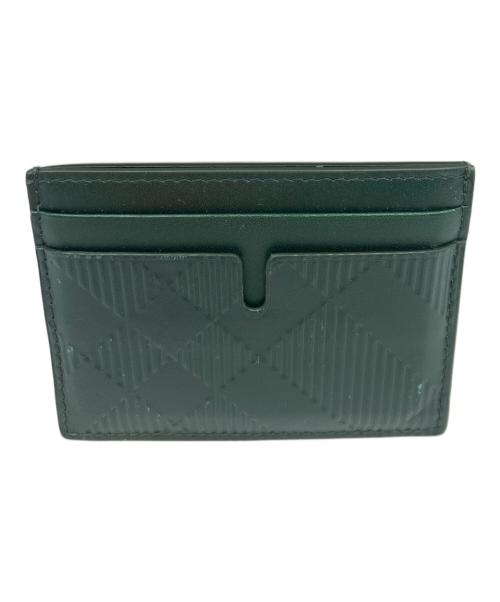 BURBERRY（バーバリー）BURBERRY (バーバリー) カードケース グリーンの古着・服飾アイテム