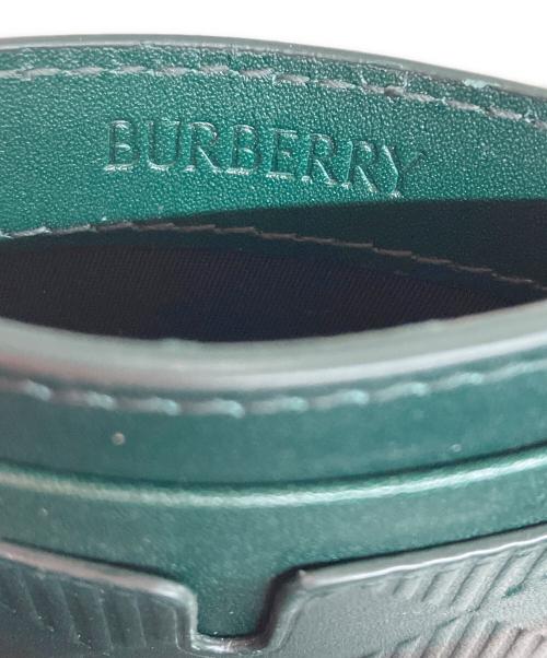 BURBERRY（バーバリー）BURBERRY (バーバリー) カードケース グリーンの古着・服飾アイテム