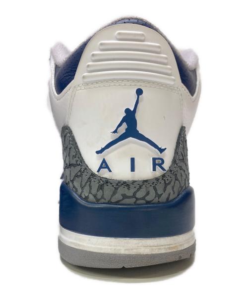 NIKE（ナイキ）NIKE (ナイキ) AIR JORDAN 3 RETRO MIDNIGHT NAVY ホワイト×ネイビー サイズ:US9の古着・服飾アイテム