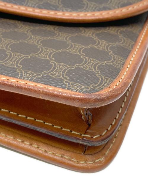 CELINE（セリーヌ）CELINE (セリーヌ) フラップミニショルダーバッグ マカダムの古着・服飾アイテム