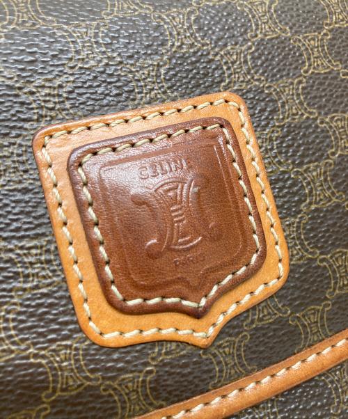 CELINE（セリーヌ）CELINE (セリーヌ) フラップミニショルダーバッグ マカダムの古着・服飾アイテム