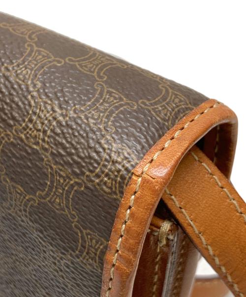 CELINE（セリーヌ）CELINE (セリーヌ) フラップミニショルダーバッグ マカダムの古着・服飾アイテム