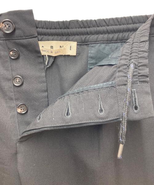 MARNI（マルニ）MARNI (マルニ) トロピカルウール イージパンツ ブラック サイズ:44の古着・服飾アイテム