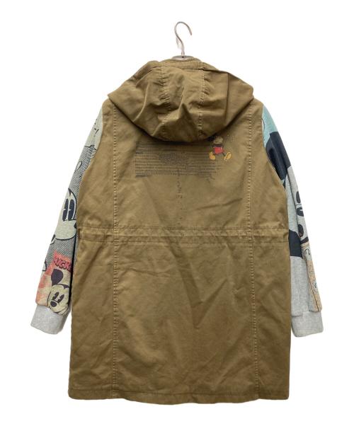 Desigual（デシグアル）Desigual (デシグアル) DISNEY (ディズニー) フーデッドコート カーキ サイズ:Mの古着・服飾アイテム