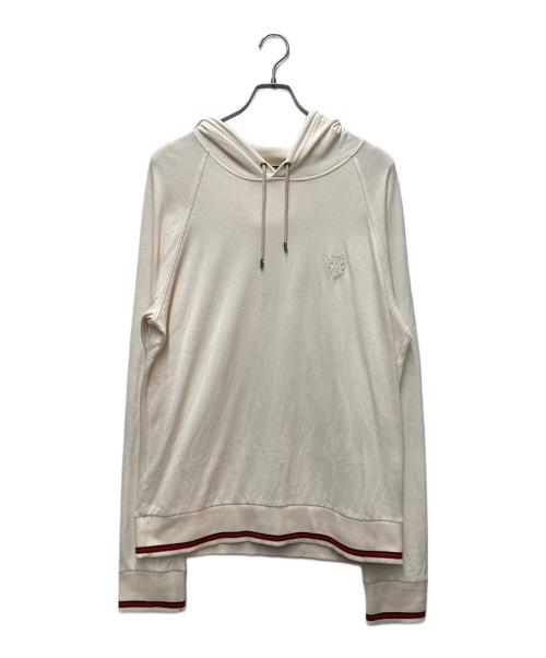 GUCCI（グッチ）GUCCI (グッチ) プルオーバーパーカー アイボリー サイズ:SIZE Lの古着・服飾アイテム