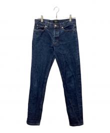 A.P.C.（アーペーセー）の古着「テーパードデニムパンツ」｜ブルー