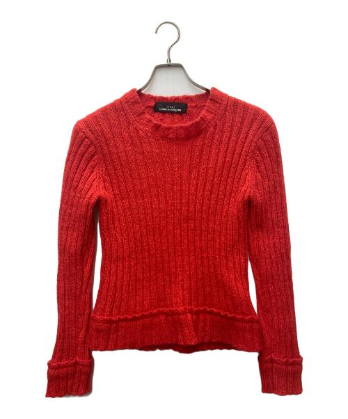 tricot COMME des GARCONS（トリココムデギャルソン）tricot COMME des GARCONS (トリココムデギャルソン) リブニット レッド サイズ:表記無の古着・服飾アイテム