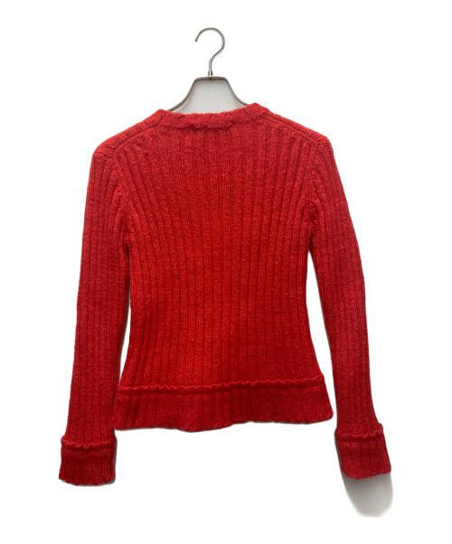 tricot COMME des GARCONS（トリココムデギャルソン）tricot COMME des GARCONS (トリココムデギャルソン) リブニット レッド サイズ:表記無の古着・服飾アイテム