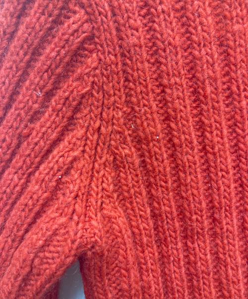 tricot COMME des GARCONS（トリココムデギャルソン）tricot COMME des GARCONS (トリココムデギャルソン) リブニット レッド サイズ:表記無の古着・服飾アイテム