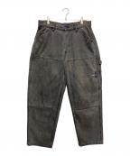 NAUTICAノーティカ）の古着「ダブルニーデニムペインターパンツ」｜グレー