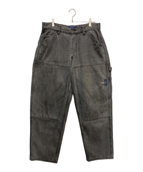 NAUTICA（ノーティカ）NAUTICA (ノーティカ) ダブルニーデニムペインターパンツ グレー サイズ:Lの古着・服飾アイテム